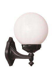 Opviq Lámpara de Pared Exterior Negro y Blanco